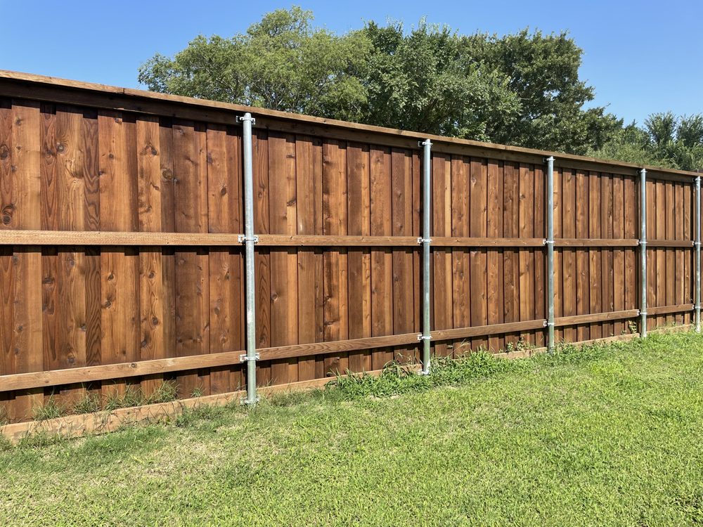 Slide of Grizzly Fence and Patio