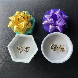 Custom Gold earrings Custom Gold earrings