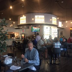 AMA Wood Fired Kitchen And Bar - Beautiful room and open wood oven in back
