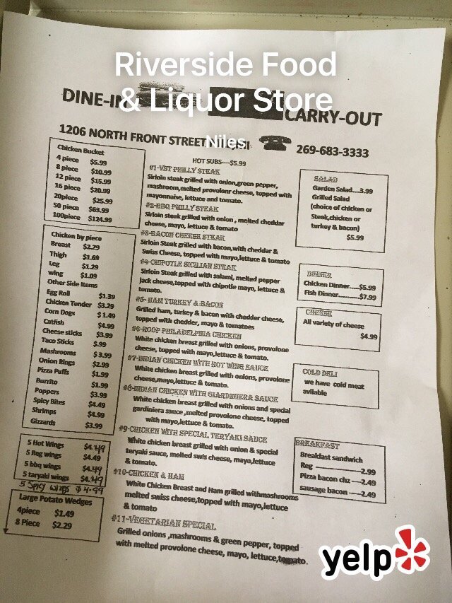 RIVERSIDE FOOD & LIQUOR STORE Updated September 2024 1210 N Front