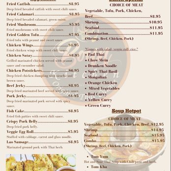 Boun Thai Kitchen - MENU - Salad Near Me - Paradise, Nevada Boun Thai Kitchen - MENU - Salad Near Me - Paradise, Nevada