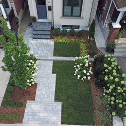Green Apple Landscaping - Front Yard Landscaping Makeover Toronto