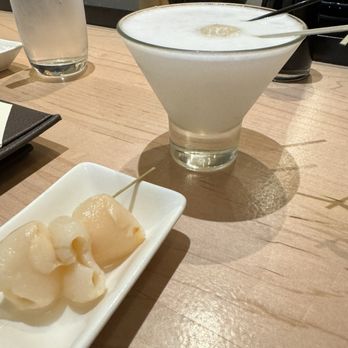 Ginza - Fig lychee martini with extra lychees - Sushi Bars Near Me - Levittown, New York