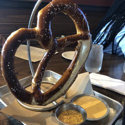 Augusta Food Tours - The biggest pretzel I have ever at World of Beers.