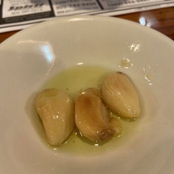 Frank's Grill - Roasted garlic for the bread - Seafood Near Me - Marathon, Florida