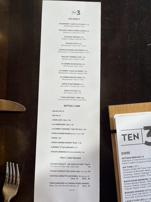 Menu photo 1 TEN 3 Albuquerque, NM Menu photo 1 TEN 3 Albuquerque, NM