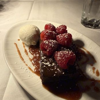 C & O Restaurant - Bittersweet chocolate Brioche bread pudding - New American Near Me - Charlottesville, Virginia