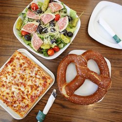 Ledo Pizza - Pretzel, Italian Salad and Cheese Pizza