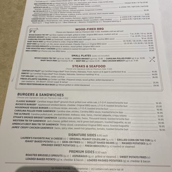 Wood Ranch Irvine - The menu - Barbeque Near Me - Irvine, California