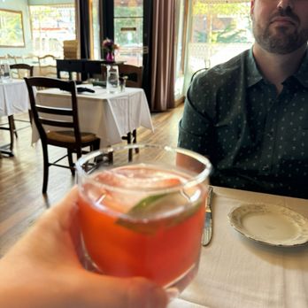 Hazelnut Kitchen - Strawberry mezcal cocktail - New American Near Me - Trumansburg, New York