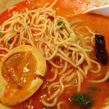 Naruto - Ramen AFTER putting in most of the extra chili paste. - Ramen Near Me - Albuquerque, New Mexico