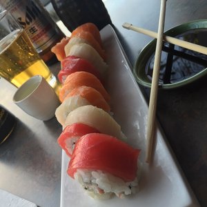 Photo of Sushi Tomo - Palo Alto, CA, United States. Rainbow roll hit the spot! And a lil tip, spike your soy sauce w a lil sake! Takes the edge off and makes't mellow.