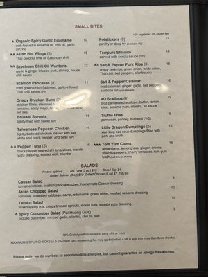Menu photo 2 Taroko Asian Bar And Grill Redding, CA
