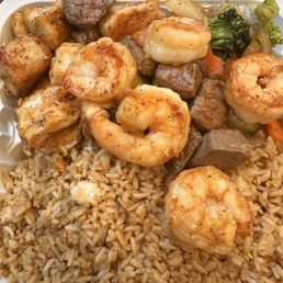 Combo steak, chicken shrimp Combo steak, chicken shrimp