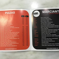 Pi-Per Pizzas - El menú incluye pizzas y MARCIANITOS, que son bocadillas con los ingredientes de las pizzas y pasados por el horno. Brutales.