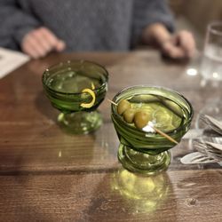 The Catamount Lounge - Dirty martini and one with a twist