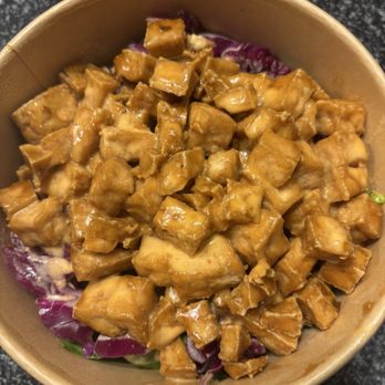 Sus Hi Eatstation - Salad with Teriyaki Tofu - Japanese Near Me - Orlando, Florida Sus Hi Eatstation - Salad with Teriyaki Tofu - Japanese Near Me - Orlando, Florida