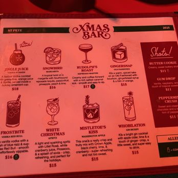 Glamper - I had the jingle juice. It was excellent and you get to keep the ornament supper. December 2025 - Cocktail Bars Near Me - St. Petersburg, Florida Glamper - I had the jingle juice. It was excellent and you get to keep the ornament supper. December 2025 - Cocktail Bars Near Me - St. Petersburg, Florida