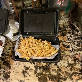 Fire Wings - Garlic Parmesan fries large delicious - Chicken Wings Near Me - Brea, California Fire Wings - Garlic Parmesan fries large delicious - Chicken Wings Near Me - Brea, California