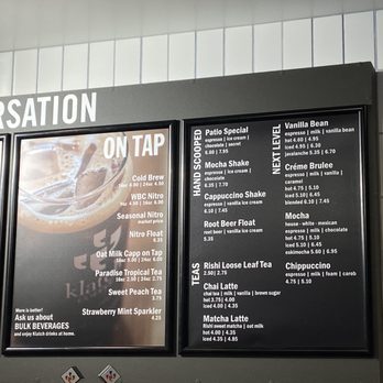 Klatch Coffee - Menu - Coffee & Tea Near Me - Pasadena, California