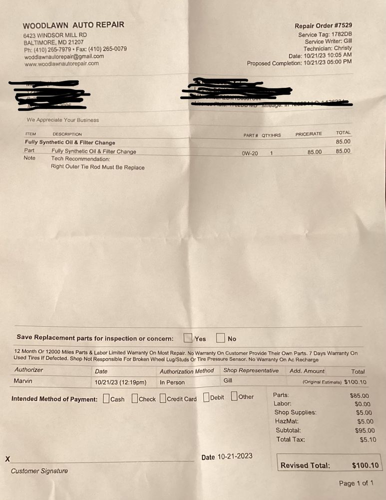 WOODLAWN AUTO REPAIR Updated May 2024 6423 Windsor Mill Rd, Gwynn