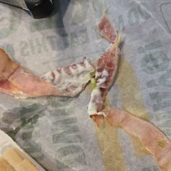 Pink bacon