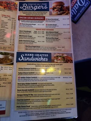 Menu photo 1 Bubba's 33 Evansville, IN