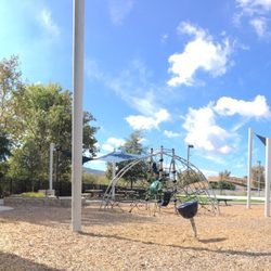 Civic Center Park - Park is east of library parking lot.