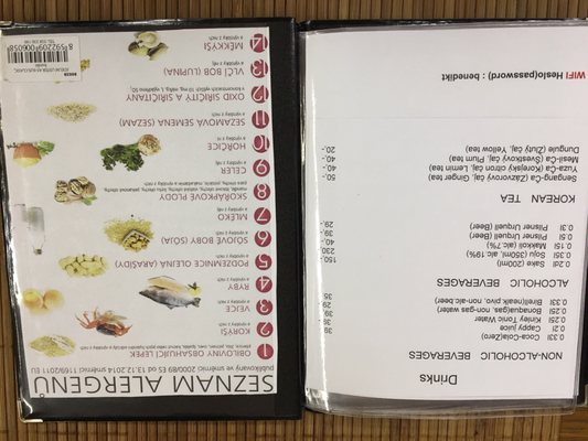 Menu photo 5 Bibimbap Korea Praha Praha 3, PR