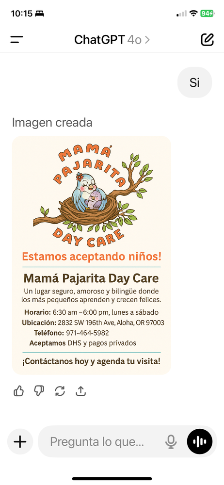 Mama Pajarita  Day care - childcare center in Beaverton, OR