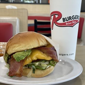 R Burgers Drive Thru - R burger with bacon, avocado, and MORE! - Burgers Near Me - Ontario, California R Burgers Drive Thru - R burger with bacon, avocado, and MORE! - Burgers Near Me - Ontario, California