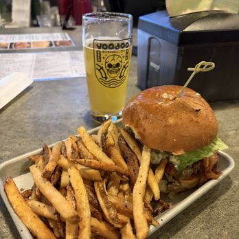 Voodoo Brewing - good vibes Bacon Blue Burger - Brewpubs Near Me - Roswell, Georgia Voodoo Brewing - good vibes Bacon Blue Burger - Brewpubs Near Me - Roswell, Georgia