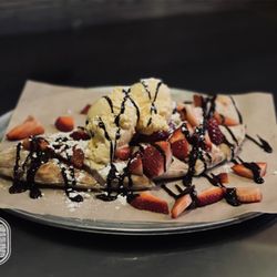 TK's Pizza & Pasta - try the dessert calzone!