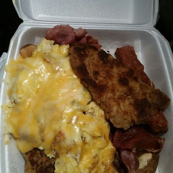 Fraser Park Restaurant - German Deluxe. Substituted the sausage for long in is a (filipino style pork sausage) - Breakfast & Brunch Near Me - Burnaby, British Columbia