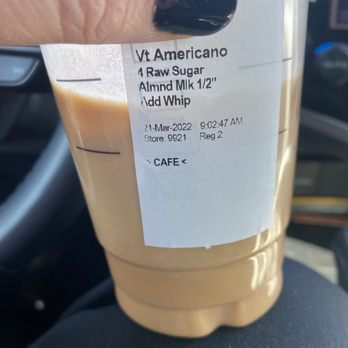 Starbucks - My tag for Americano not a cold brew. - Coffee & Tea Near Me - Henderson, Nevada