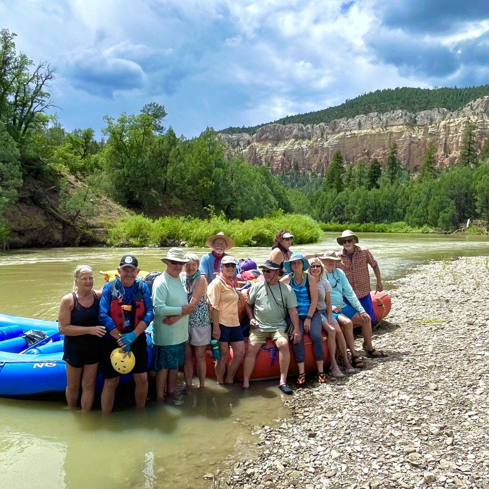 New Mexico River Adventures - The party of 12 - Rafting/Kayaking Near Me - Embudo, New Mexico