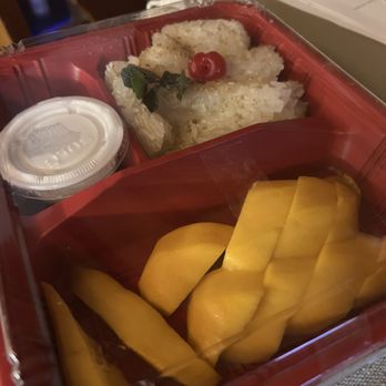 The Original Khun Dang Thai Restaurant - Sweet Rice with Mango - Thai Near Me - Van Nuys, California
