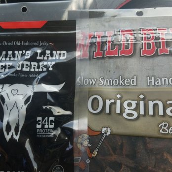 Speedway - a close up of a packet of beef jerk - Gas Stations Near Me - Sacramento, California