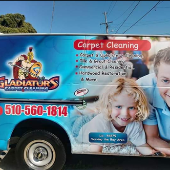 Gladiators Carpet Cleaning - a van parked in front of a house - Carpet Cleaning Near Me - San Leandro, California Gladiators Carpet Cleaning - a van parked in front of a house - Carpet Cleaning Near Me - San Leandro, California