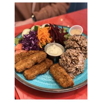Annam Brahma - Vegan fried chicken - Vegetarian Near Me - Jamaica, New York Annam Brahma - Vegan fried chicken - Vegetarian Near Me - Jamaica, New York