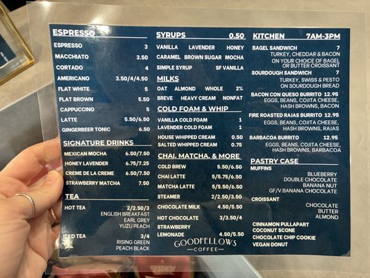 Menu photo 4 Goodfellows Coffee Cypress, CA Menu photo 4 Goodfellows Coffee Cypress, CA