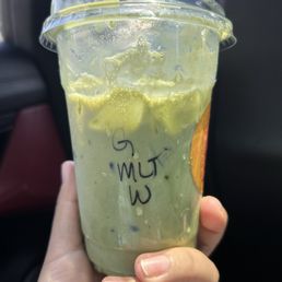 Guava Matcha Latte Guava Matcha Latte