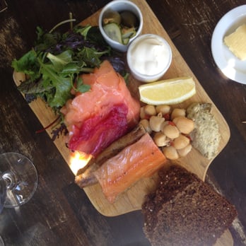 The Winding Stair - Fish Platter... SO GOOD! The oyster paté was the highlight - Irish Near Me - Dublin, D