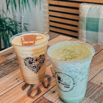 Phin Cafe - Egg Coffee Banana Matcha (ig: @heatherr.eats) - Bubble Tea Near Me - San Jose, California