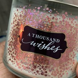 Bath & Body Works - Thousand Wishes candle smells amazing!
