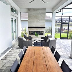 Smoky Stone Outdoor Kitchens - Outdoor Electric Fireplace