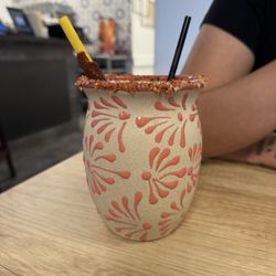 Bajio Cocina - Delicious michelada and the cup it came in was beautiful: great presentation and flavor!