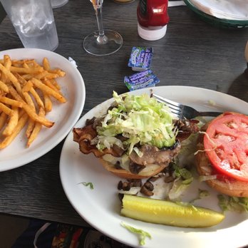Metro Diner - This is the Bacon, Mushroom, Swiss Burger. - Diners Near Me - Pooler, Georgia