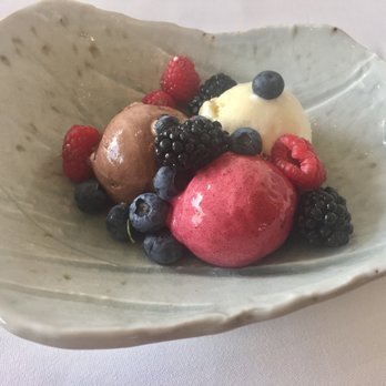 Spago - Palate cleansing dessert. - New American Near Me - Las Vegas, Nevada