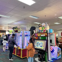 people playing video games